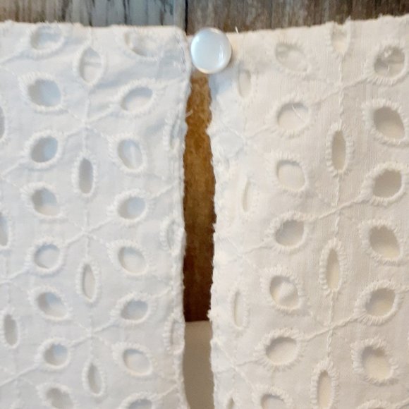 Alfred Sung White Eyelet Dress - Picture 3 of 7